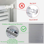 YIIBAII Mini Blinds Suitable for 40" W x 64" H Windows 1" Aluminum Horizontal - Image 3