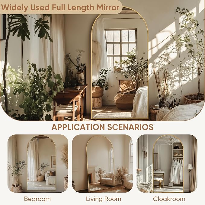 Full Length Mirror, Tall Mirrors Body Floor Mirror - Image 5