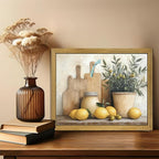 Wood Framed Vintage Kitchen Wall Art, Rustic Farmhouse Artwork Canvas Posters - Image 5