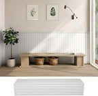 PS Wainscoting Wall Panel Kit, Paintable Waterproof PS Panels by janasse