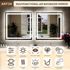 Antok 72"x 36" LED Bathroom Mirror - Image 9