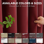 Joydeco Blackout Door Curtain for Doorway Privacy 90 Inches Long, Grommet - Image 7