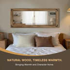 FICTOR Wooden Full Length Mirror, - Image 4