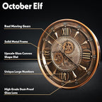 October Elf 24 Inch Wall Clock - Image 2