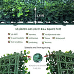 ODTORY Artificial Grass Wall Panel Backdrop, 10 X 10 in 16P UV-Anti Greenery - Image 3
