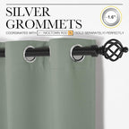 NICETOWN Room Separating Divider, Function Thermal Blackout Patio Door Curtain - Image 3