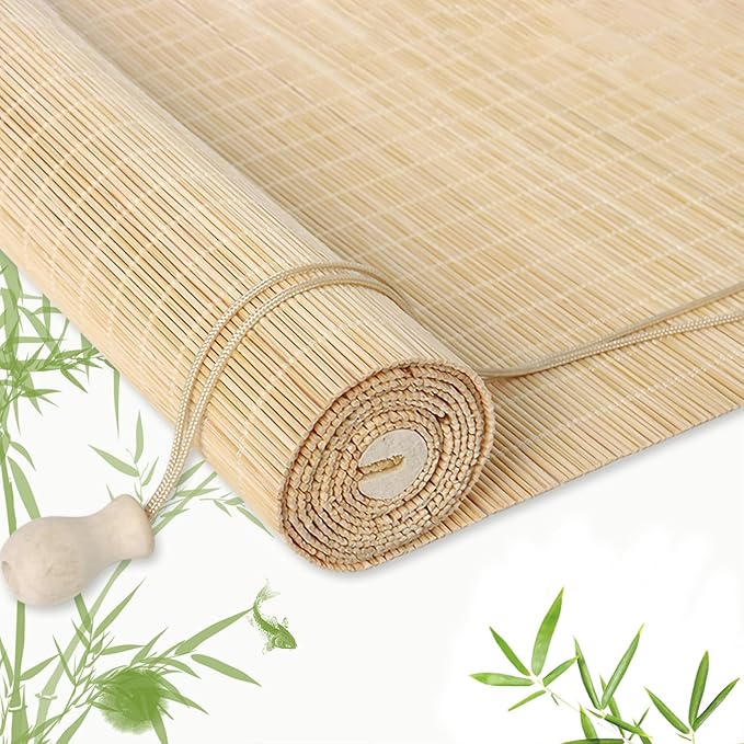 Bamboo Blinds for Interior Windows, Custom Bamboo Shades for Indoor Windows by EVOZEN
