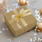 CHIHUT Champagne Gold Glitter Contact Paper Peel and Stick Wallpaper Sparkle - Image 8