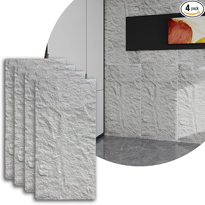 Stone 3D Wall Panels, 23.6"*47.2" Wall Paneling by eazart
