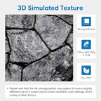COMSTICKC 3D Faux Stone Wall Panel Peel and Stick Wall Tiles, Ultra-Light Thin - Image 3