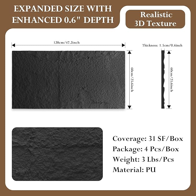 3D Stone Wall Panels, 3D Lightweight Wall Panels - Image 3