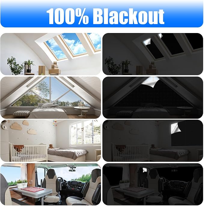 Blackout Blinds 118" x 57", 100% Blackout Curtains - Image 7