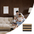 Wood Slat Acoustic Panels, 4.7"x5.9" 3D Wall Panels, Modern Fluted Sound by TREKATLAUTO
