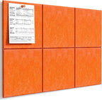 MaxGear Large Cork Board for Wall 36" x 24", 6 Pack Felt Wall Tiles by MaxGear