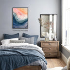 Mental Health Poster Inhale Exhale Meditation Wall Art Vintage Abstract - Image 5