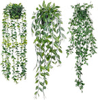 Sggvecsy Fake Hanging Plants 3 Pack Artificial Eucalyptus Fake Potted Greenery by Sggvecsy