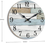 KECYET Wall Clock Battery Operated 18 Inch Large Silent Non Ticking Coastal - Image 2