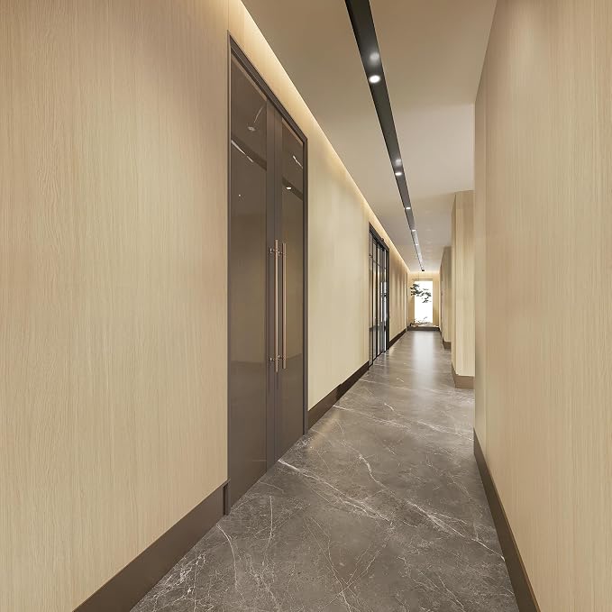 BOMENG Large White Oak Wood Wallpaper Light Oak Contact Paper Peel and Stick - Image 3