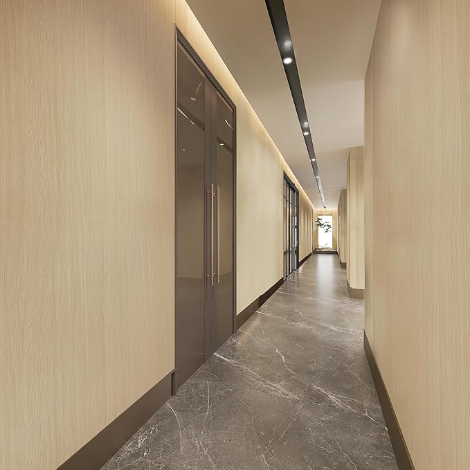 BOMENG White Oak Wood Contact Paper Peel and Stick Light Oak Wallpaper - Image 2