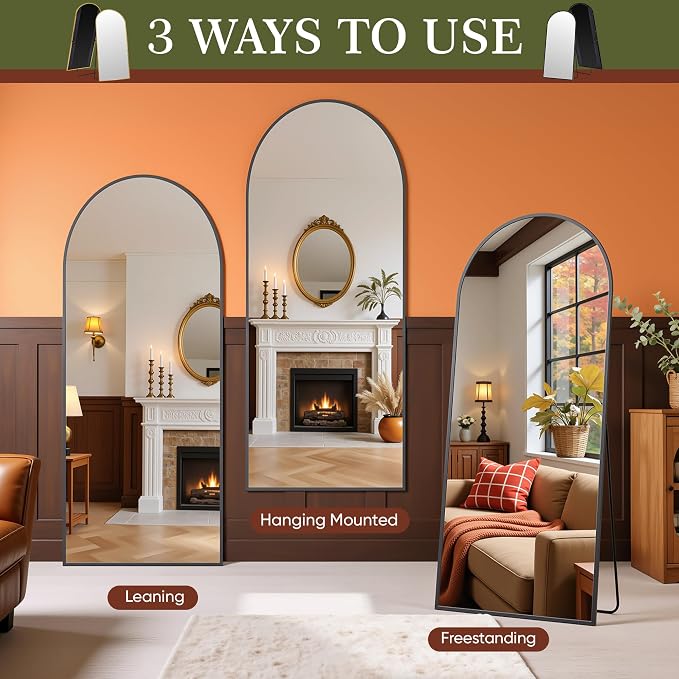 Full Length Mirror, Oversized Floor Mirrors, Leaning Free Standing Mirrors - Image 8