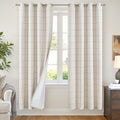 Lajode Linen Blackout Curtains for Living Room by Lajode