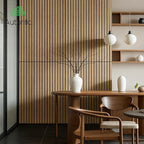 Wood Veneer Sound Panels, 10 Pack 47.2”x23.6” Wall Panels, Decorative Acoustic - Image 4