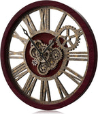 The B-Style Large Wall Clock 24 inch Moving Gear Wall Clock Oversized Vintage by TheB-StyleTB
