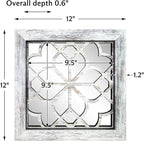 Set of 4 Boho Wall Mirrors - Image 4
