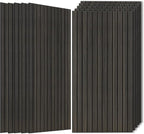 Wood Veneer Sound Panels, 10 Pack 47.2”x23.6” Wall Panels, Decorative Acoustic by AUTORIFIC
