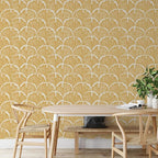 Tempaper x Novogratz Golden Mustard Feather Palm Removable Peel and Stick - Image 8