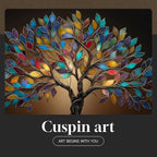 Large Framed Tree of Life Wall Art - Image 7