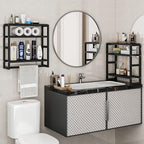 Galood Over The Toilet Storage Bathroom Shelves Wall Mounted 3 Tier Space Saver - Image 3