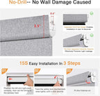 AOSKY No Drill Cordless Blackout Roller Shades - Image 4