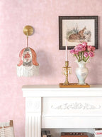 Yasinet 196.8×17.3" Pink Peel and Stick Wallpaper, Ultra-Strong Adhesion Wall - Image 5