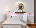 FLFK Pink Heart Wallpaper Border - Image 3