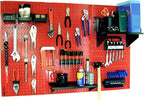 Wall Control 30-WRK-400RB Standard Workbench Metal Pegboard Tool Organizer by Wall+Control