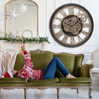 HOIBAI Large Wall Clock, Wall Clocks - Image 2