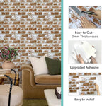 Commomy 3D Peel and Stick Brick Backsplash - Image 6
