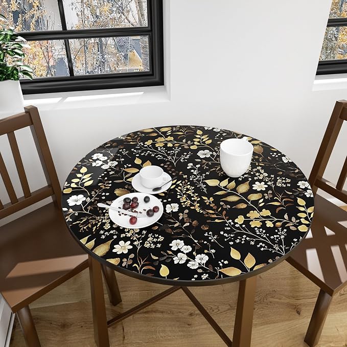 Laatse Boho Wallpaper Peel and Stick Dark Floral Wallpaper 17.5in x393in - Image 8