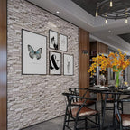 10PCS 3D Wall Panels Peel and Stick 3D Brick Wallpaper Peel and Stick Faux - Image 4