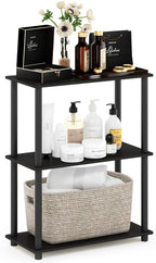 Furinno TURN-N-TUBE Storage Shelves, 3-Tier Book Shelf, Corner Shelf, Toolless by Furinno-FitsYourSpaceFitsYourBudget
