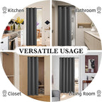 RYB HOME Grey Total Blackout Curtains - Image 6