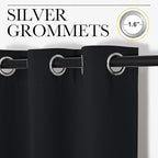 NICETOWN Blackout Draperies Window Curtain Panels, Autumn/Winter Thermal - Image 3