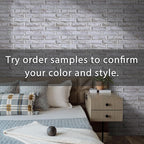 Commomy 3D Brick Wall Panels Peel and Stick - Image 2