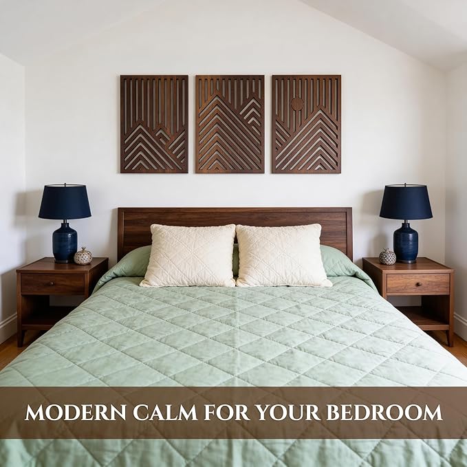 qmmp Modern Wooden Wall Sculptures - Image 2