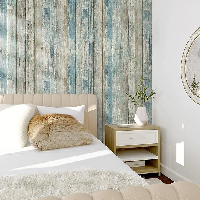practicalWs Peel and Stick Wallpaper 17.71" x 590.5" Wood Wallpaper Wood - Image 3