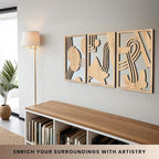 qmmp Modern Wooden Wall Sculptures - Image 8