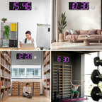 CHKOSDA LED Large Digital Wall Clock, Oversize Wall Clock - Image 8