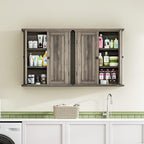 ChooChoo Bathroom Wall Cabinet, Over The Toilet Space Saver Storage Cabinet - Image 6