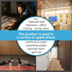 Art3d 4-Pack Acoustic Wood Slat Wall Panels - Image 7